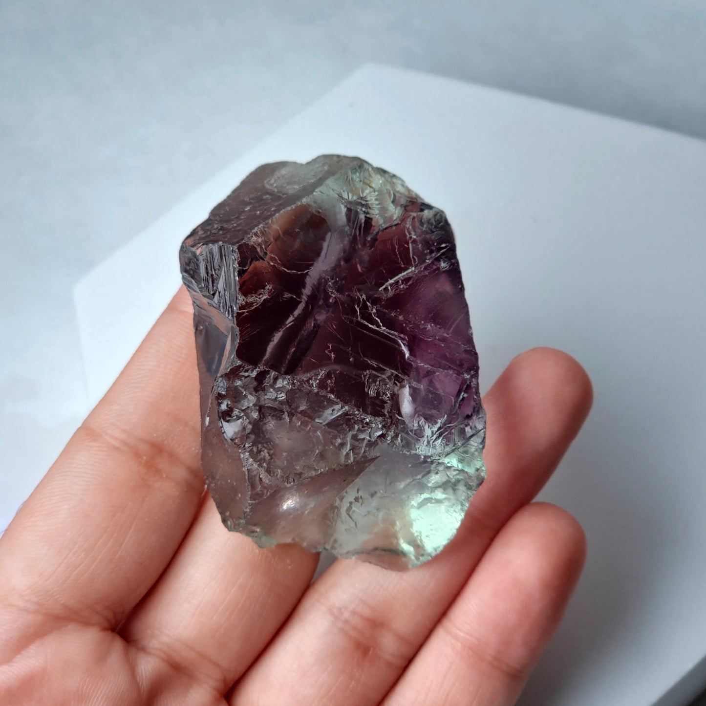 Multi Fluorite Raw- High Grade Gem Quality (82g)