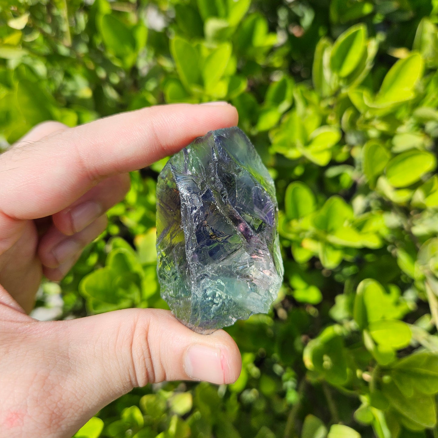 Multi Fluorite Raw- High Grade Gem Quality (82g)