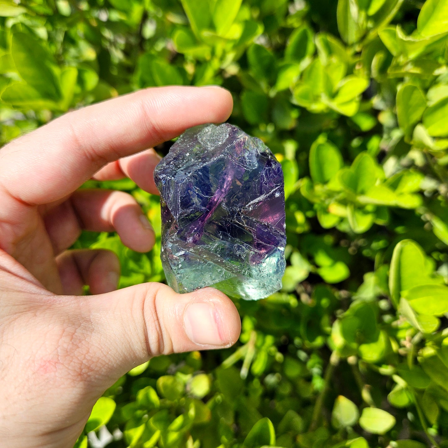 Multi Fluorite Raw- High Grade Gem Quality (82g)