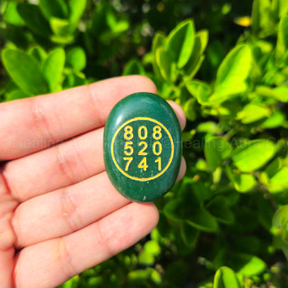 Green Jade Zibu Coin