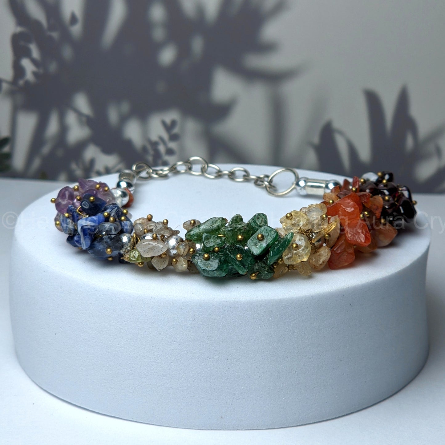 7 Chakra Chip Bracelet