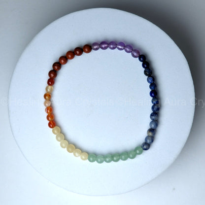 7 Chakra Bracelet (4mm)