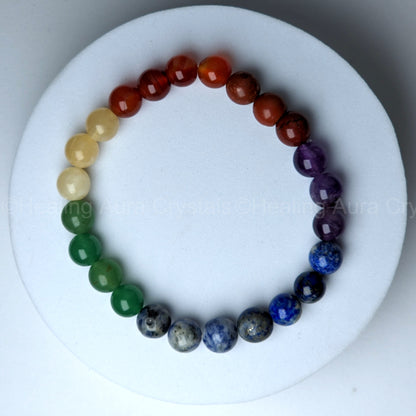 7 Chakra Bracelet (8mm)