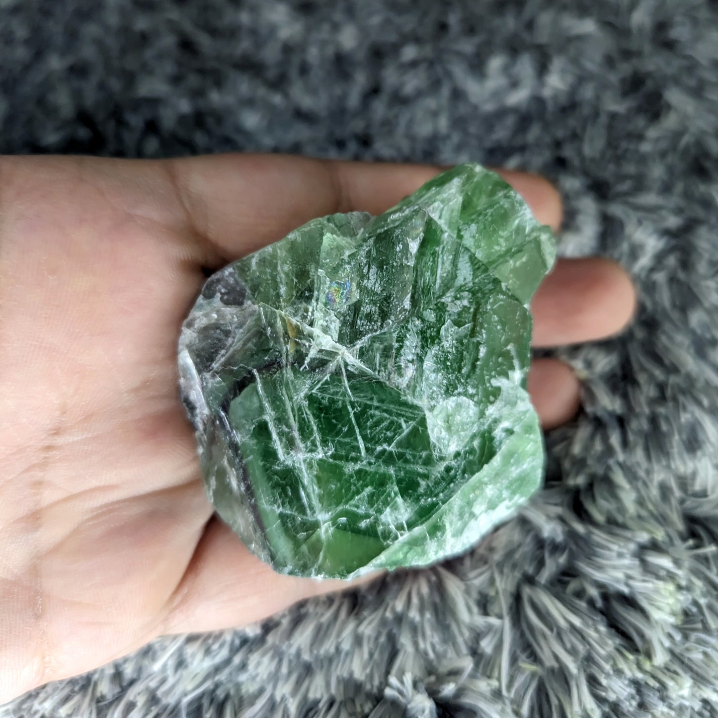 Green Fluorite Raw