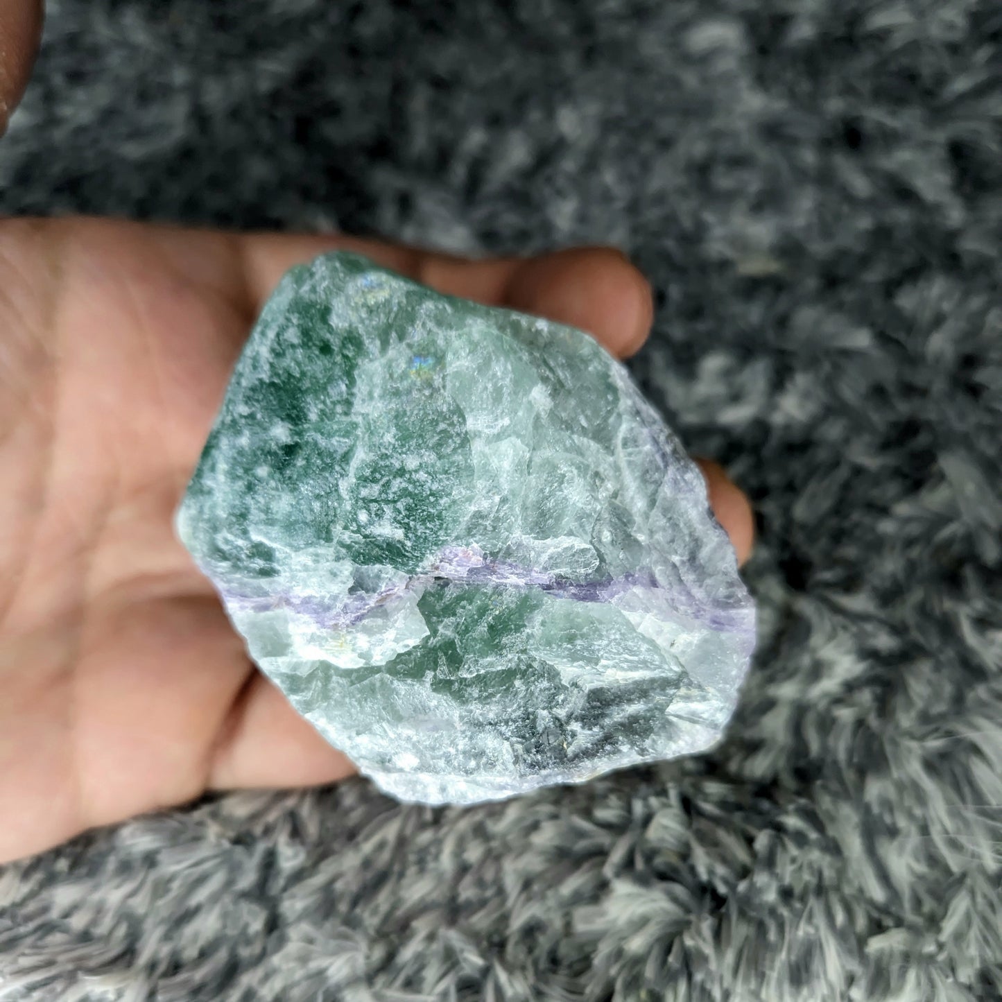 Green Fluorite Raw