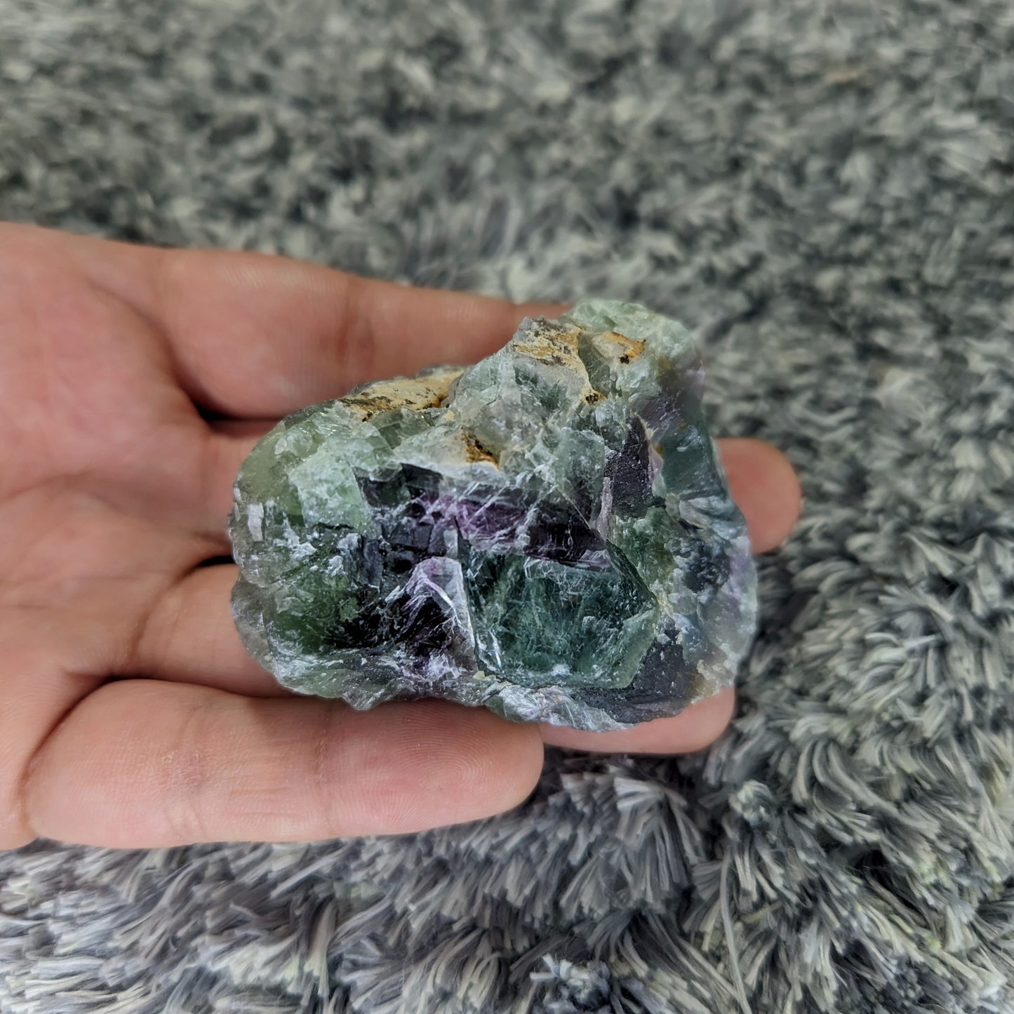 Green Fluorite Raw