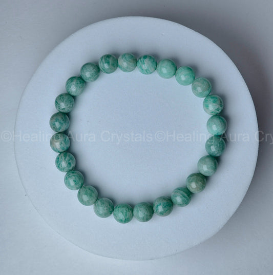 Amazonite Bracelet - Premium Quality (8mm)