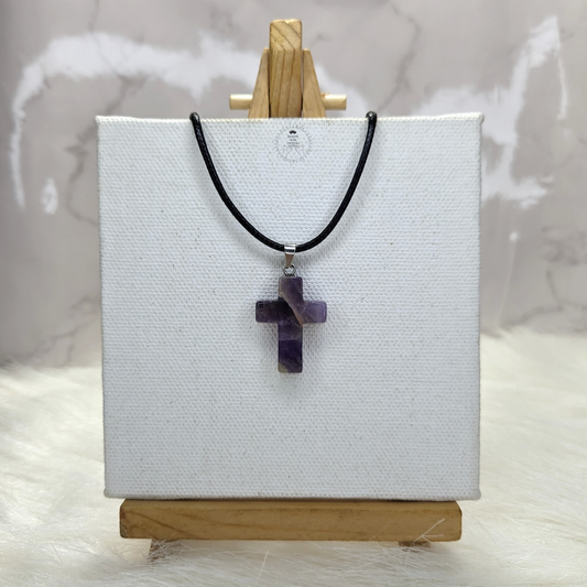 Amethyst Cross Pendant