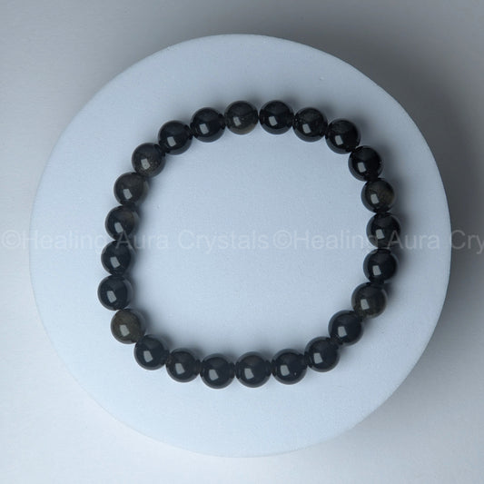 Black Obsidian Bracelet (8mm)