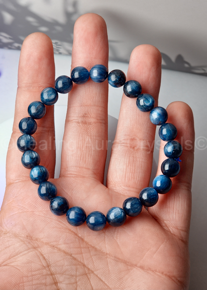 Blue Kyanite Bracelet -Premium Quality (8mm)