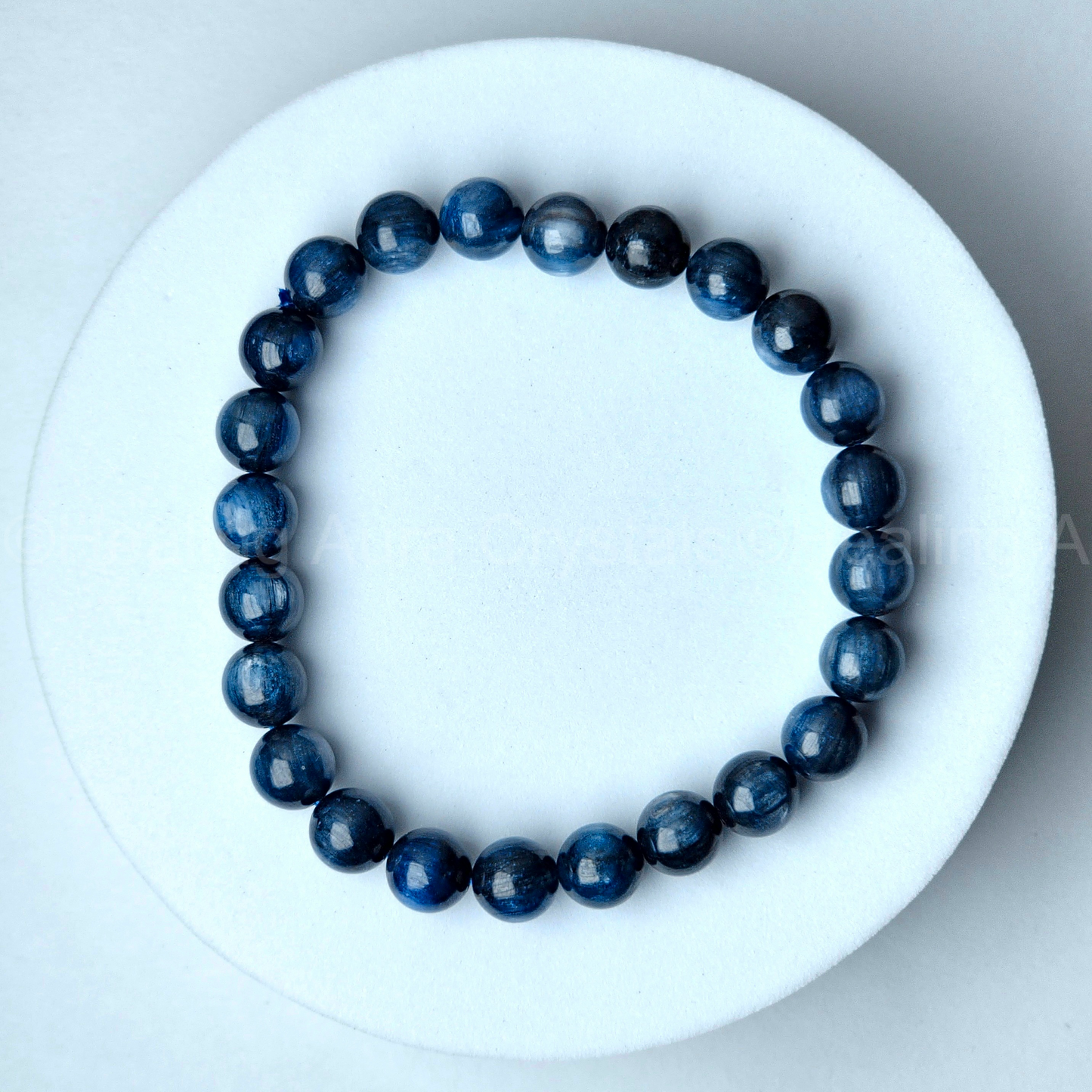 Blue Kyanite Bracelet -Premium Quality (8mm)