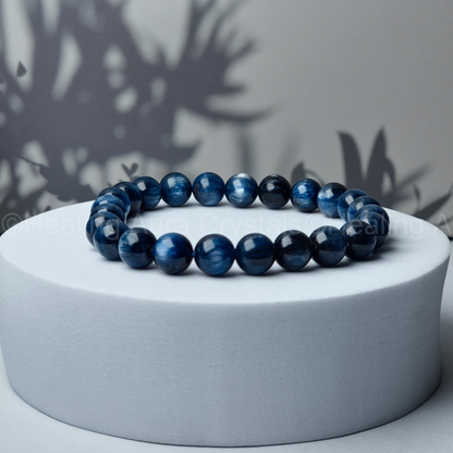 Blue Kyanite Bracelet -Premium Quality (8mm)