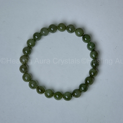 Canadian Green Jade Bracelet (8mm)