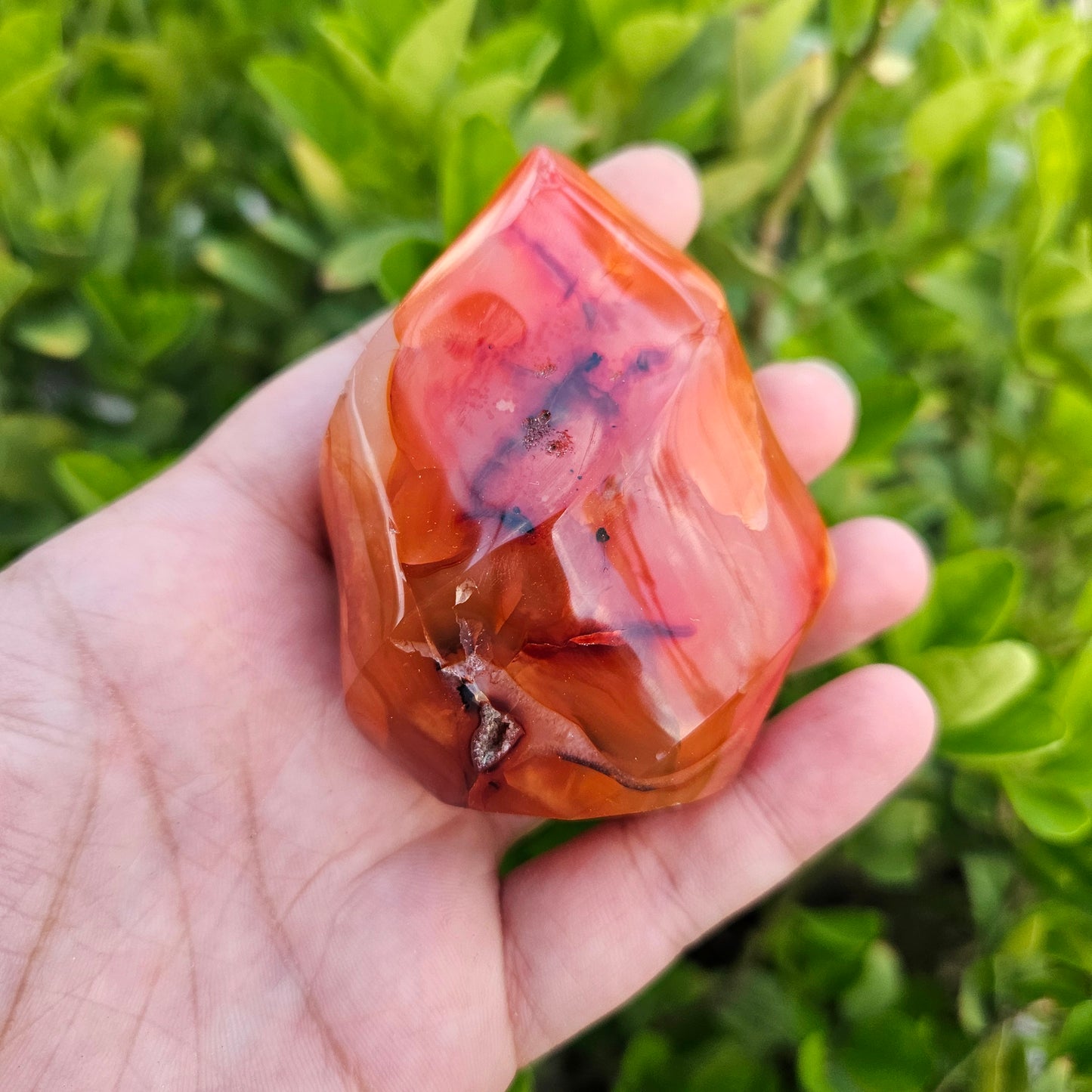 Carnelian Flame Free Form 217g