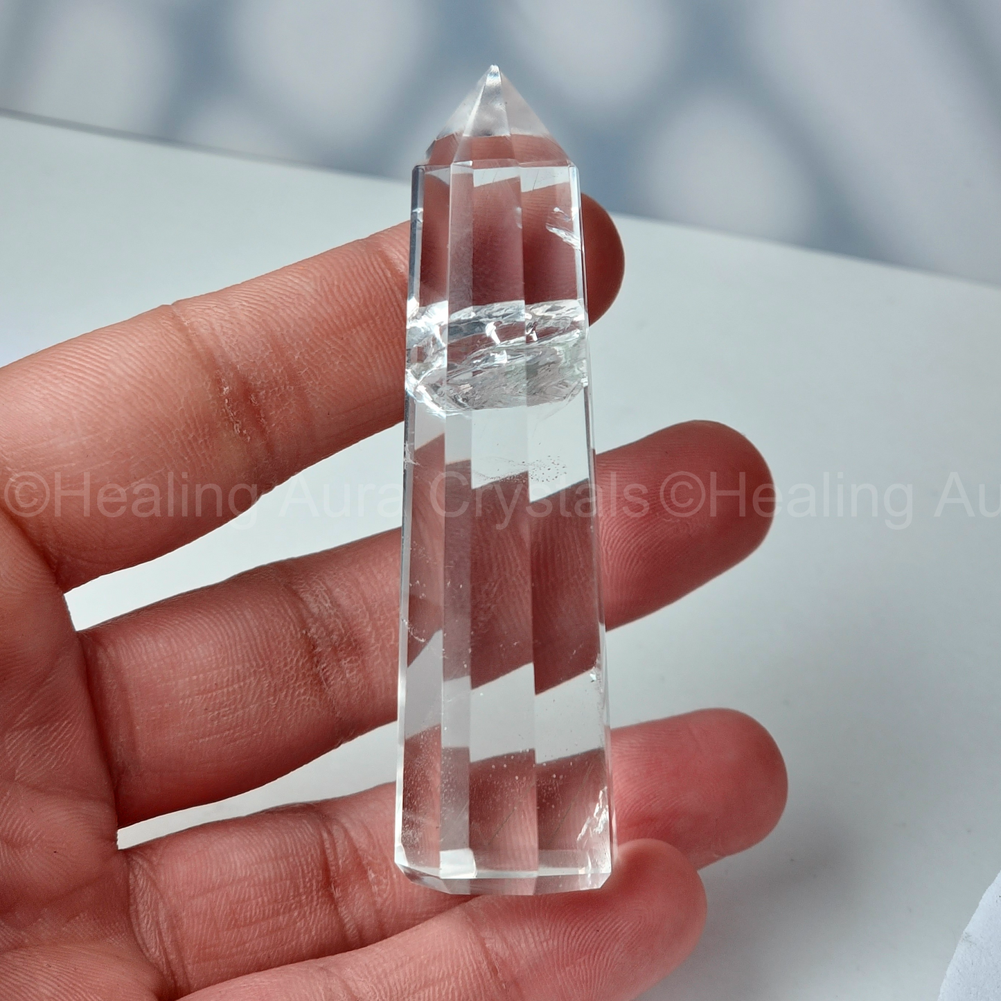 Clear Quartz Tower 3 inches - Premium Quality