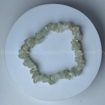 Green Aventurine Chip Bracelet