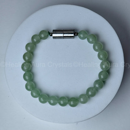 Green Aventurine Magnet Bracelet (8mm)