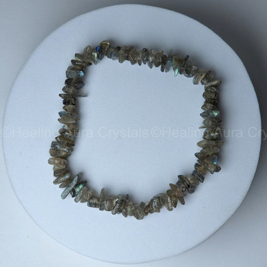 Labradorite Chip Bracelet