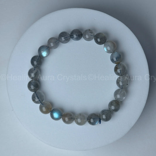 Labradorite Bracelet- Premium Quality (8mm)