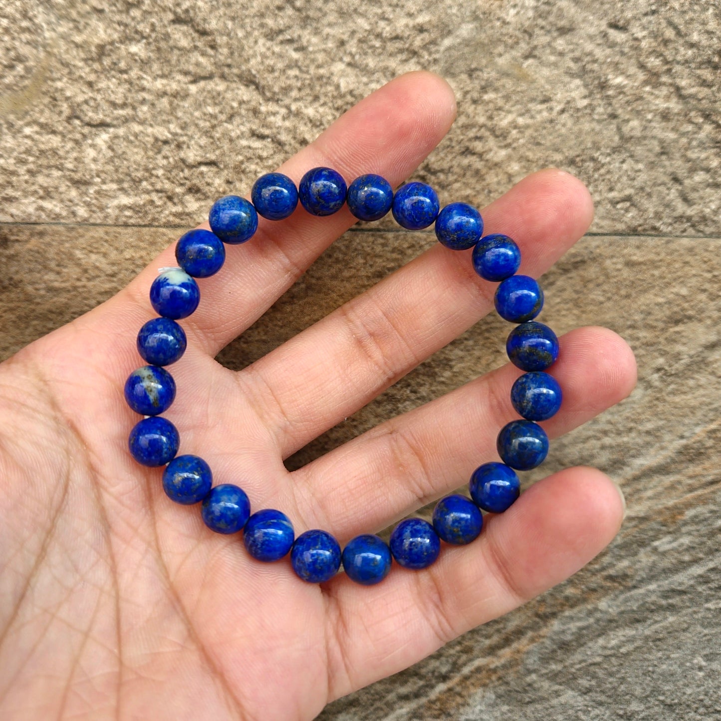 Lapis Lazuli Bracelet- Premium Quality (8mm)