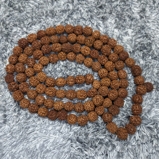Rudraksha Mala- Five Faced 108 beads (12mm)