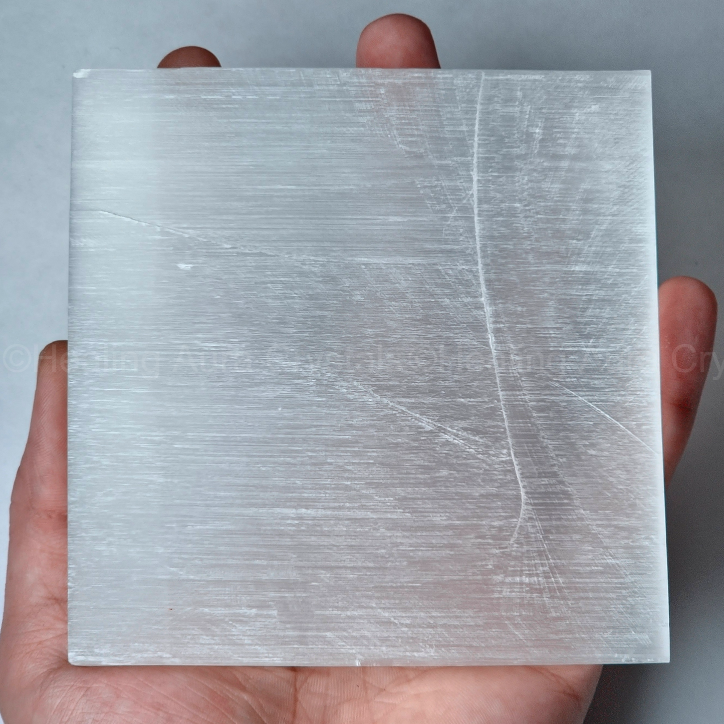 Selenite Charging Plate Medium 4.25 inches (Square)