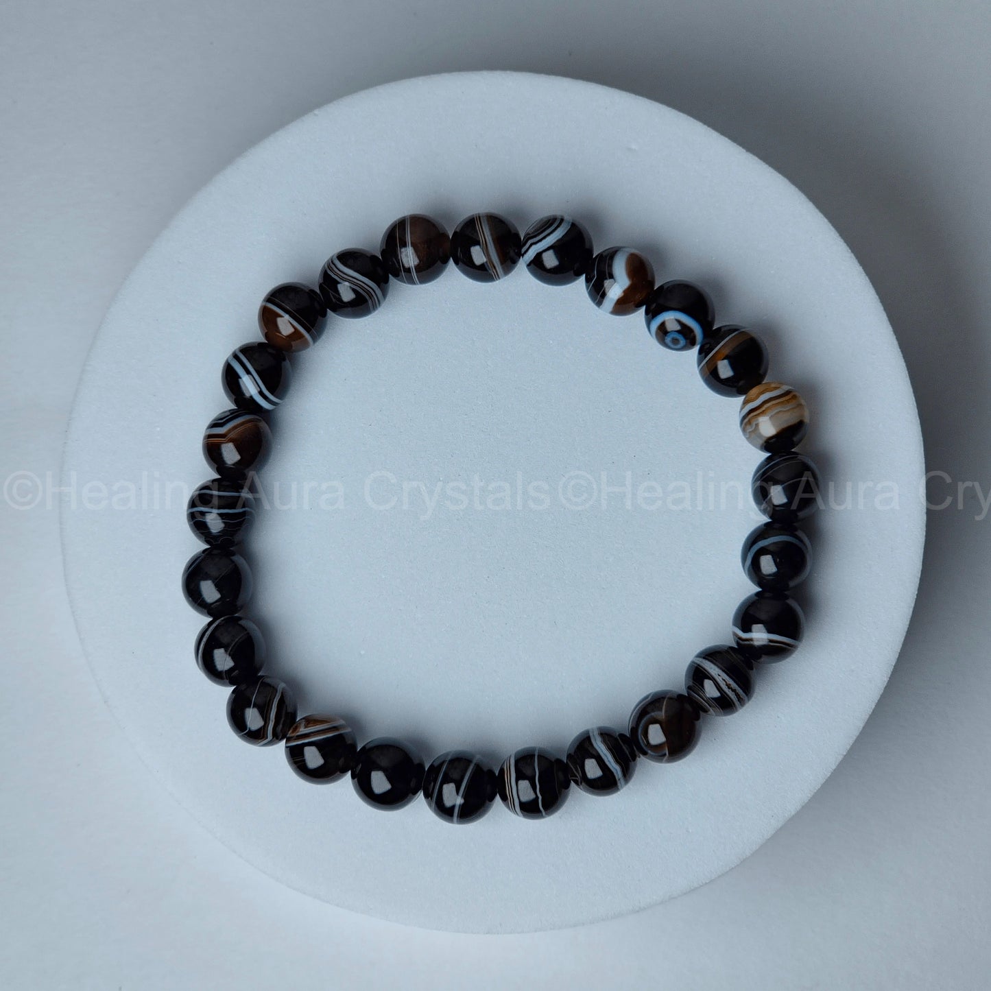 Sulemani Hakik/Botswana Agate Bracelet (8mm)