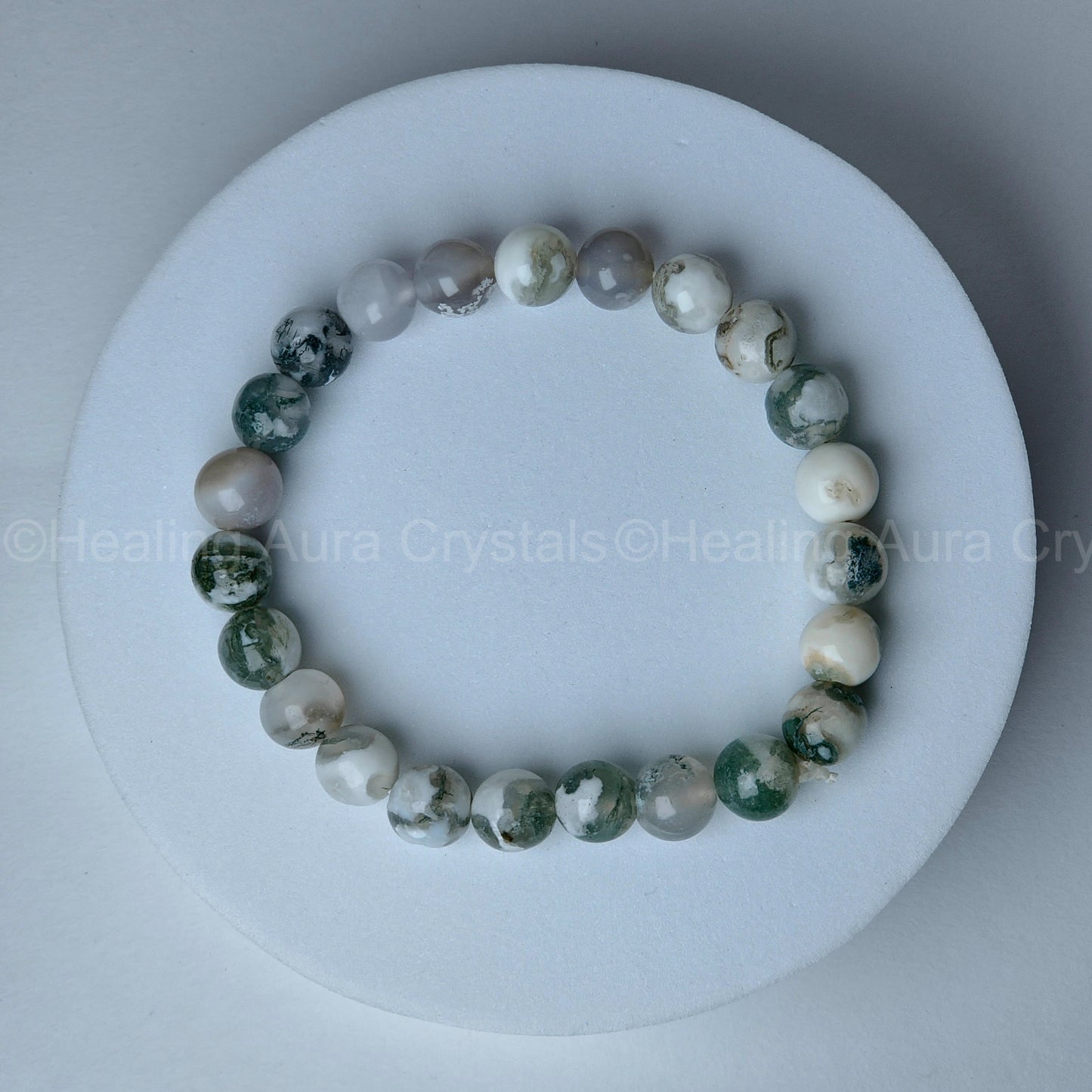 Tree Agate Bracelet (8mm)