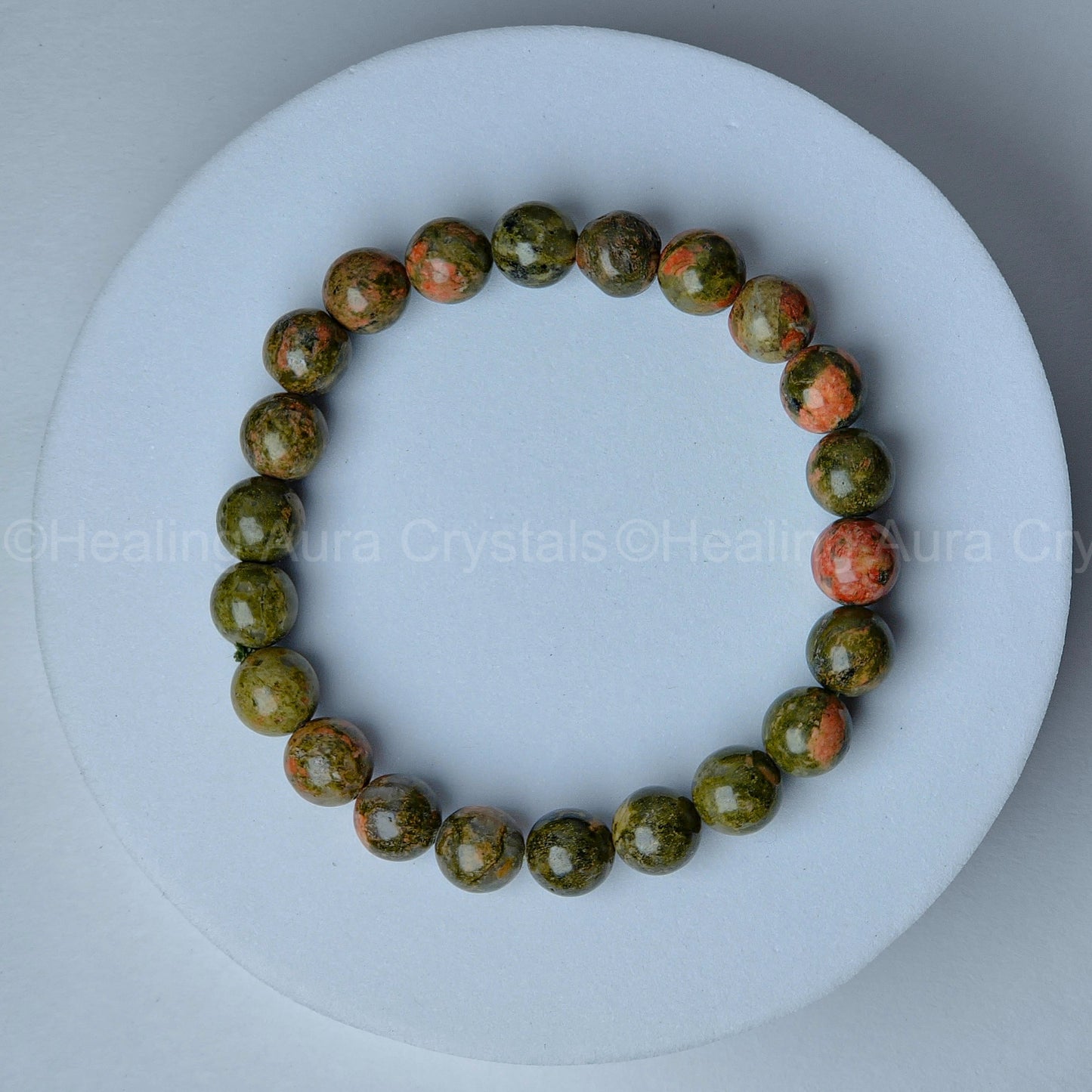 Unakite Bracelet (8mm)