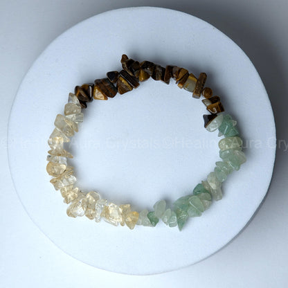 Wealth and Abundance Chip Bracelet