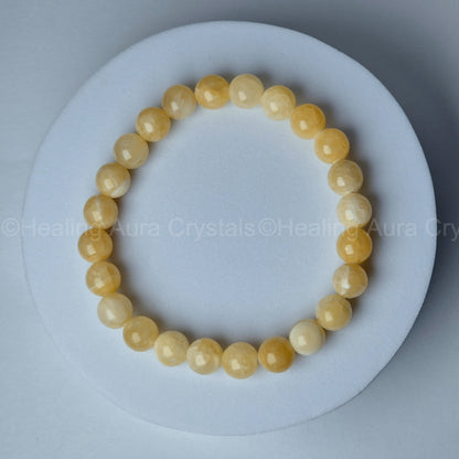 Yellow Calcite Bracelet (8mm)