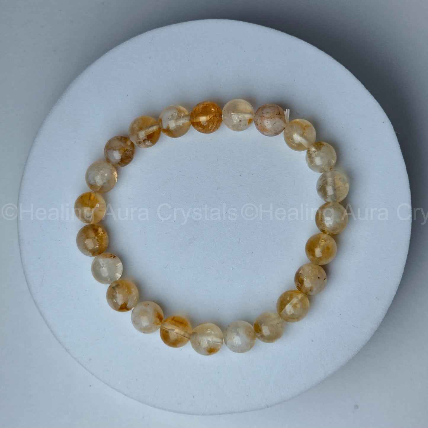 Cloudy Citrine Bracelet - Premium Quality (8mm)