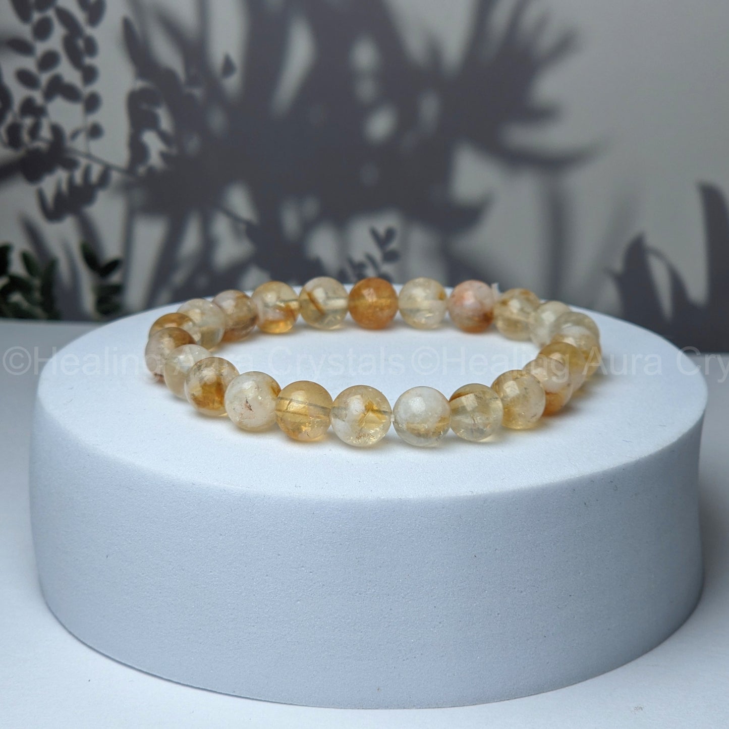 Cloudy Citrine Bracelet - Premium Quality (8mm)