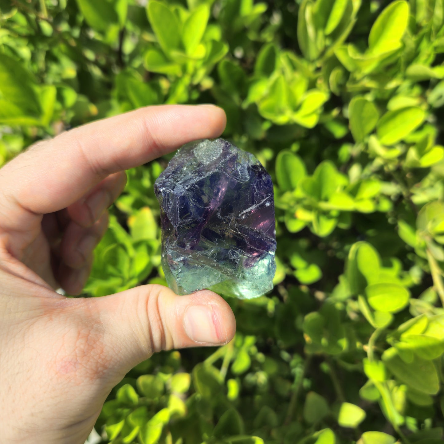 Multi Fluorite Raw- High Grade Gem Quality (82g)