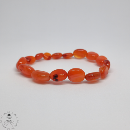 Carnelian Tumbled Bracelet