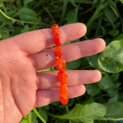 Carnelian Tumbled Bracelet