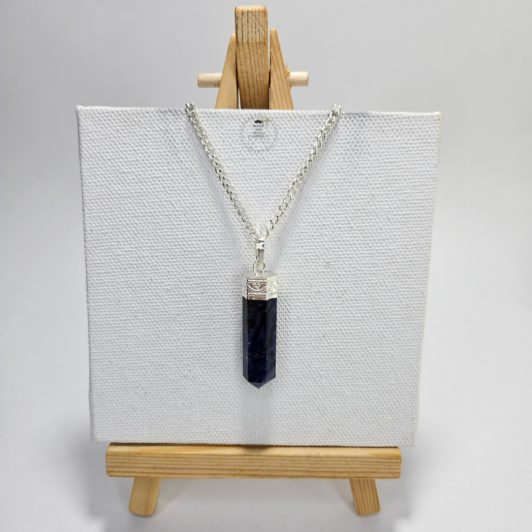 Sodalite Pencil Pendant