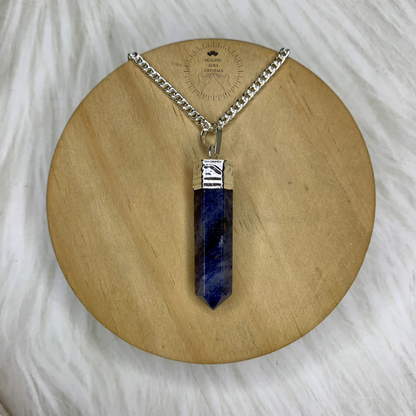 Sodalite Pencil Pendant